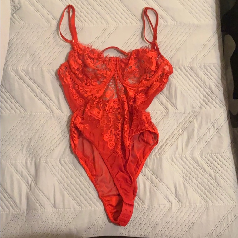 Lingerie bodysuit.